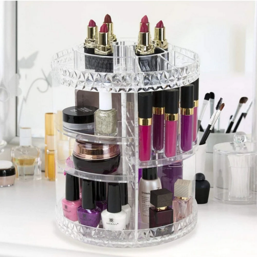 Rotating Make-Up Acrylic Organizer